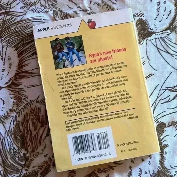 Vintage The Ghostmobile Kathy Kennedy Tapp Scholastic Apple Paperback Book 80s - Picture 2 of 6